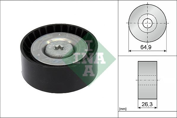 INA 532 0905 10 - Parazīt / Vadrullītis, Ķīļrievu siksna www.autospares.lv