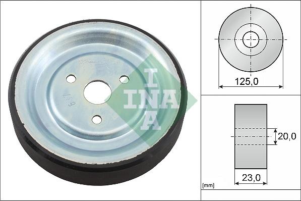 INA 532 0912 10 - Шкив водяного насоса www.autospares.lv