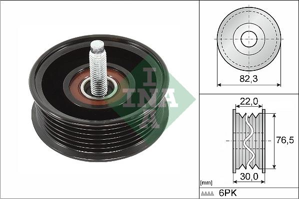 INA 532 0922 10 - Parazīt / Vadrullītis, Ķīļrievu siksna www.autospares.lv