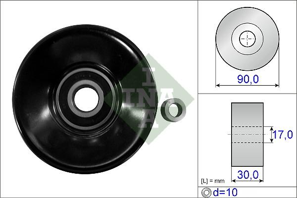 INA 532 0487 10 - Parazīt / Vadrullītis, Ķīļrievu siksna autospares.lv