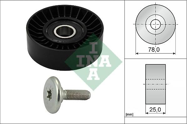 INA 532 0439 10 - Pulley, v-ribbed belt www.autospares.lv