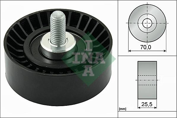 INA 532 0545 10 - Parazīt / Vadrullītis, Ķīļrievu siksna autospares.lv