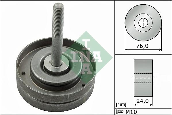 INA 532 0500 10 - Pulley, v-ribbed belt www.autospares.lv