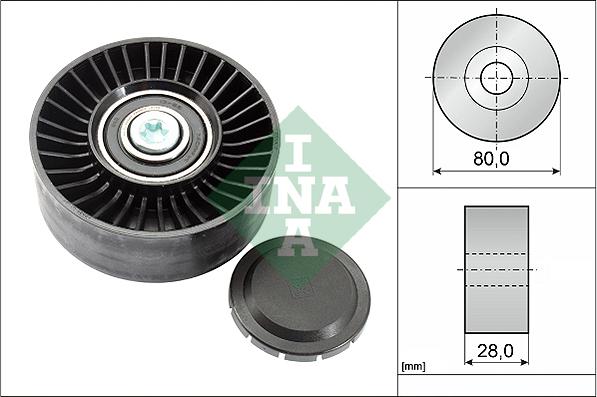 INA 532 0515 10 - Parazīt / Vadrullītis, Ķīļrievu siksna autospares.lv