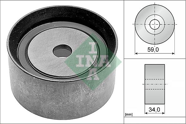 INA 532 0586 10 - Parazīt / Vadrullītis, Zobsiksna www.autospares.lv