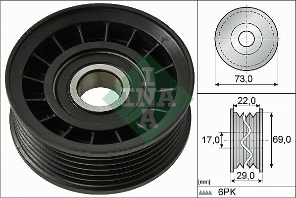 INA 532 0649 10 - Parazīt / Vadrullītis, Ķīļrievu siksna www.autospares.lv