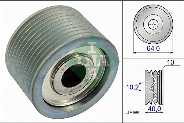 INA 532 0662 10 - Parazīt / Vadrullītis, Ķīļrievu siksna www.autospares.lv