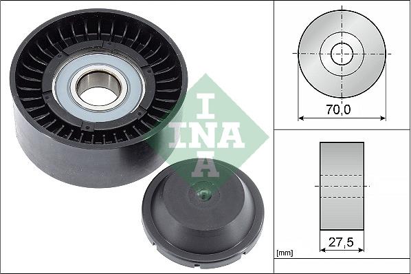 INA 532 0610 10 - Parazīt / Vadrullītis, Ķīļrievu siksna www.autospares.lv