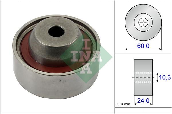 INA 532 0674 10 - Deflection / Guide Pulley, timing belt www.autospares.lv