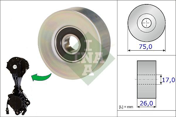 INA 532 0676 10 - Parazīt / Vadrullītis, Ķīļrievu siksna www.autospares.lv