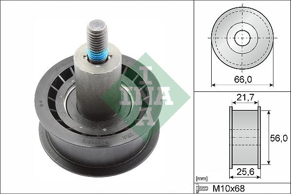 INA 532 0167 10 - Направляющий ролик, зубчатый ремень ГРМ www.autospares.lv