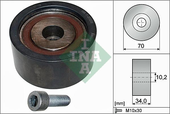 INA 532 0189 10 - Parazīt / Vadrullītis, Zobsiksna www.autospares.lv