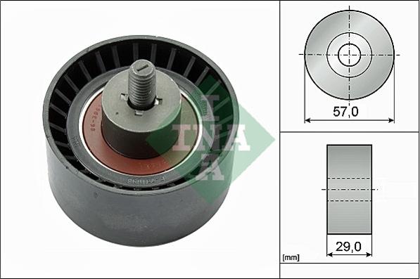 INA 532 0120 10 - Parazīt / Vadrullītis, Zobsiksna www.autospares.lv