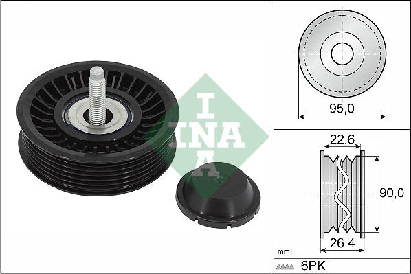 INA 532 0891 10 - Parazīt / Vadrullītis, Ķīļrievu siksna www.autospares.lv