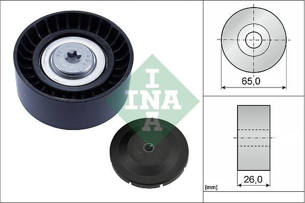 INA 532 0804 10 - Parazīt / Vadrullītis, Ķīļrievu siksna www.autospares.lv