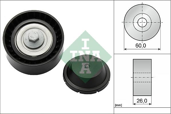 INA 532 0824 10 - Parazīt / Vadrullītis, Ķīļrievu siksna www.autospares.lv