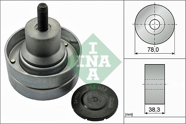 INA 532 0823 10 - Parazīt / Vadrullītis, Ķīļrievu siksna www.autospares.lv