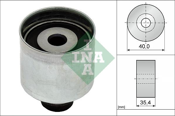 INA 532 0349 10 - Направляющий ролик, зубчатый ремень ГРМ www.autospares.lv