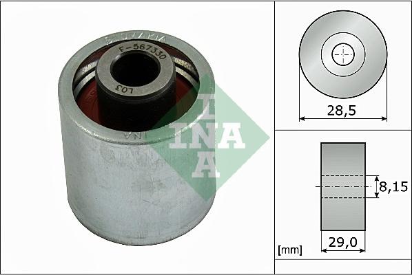 INA 532 0310 10 - Parazīt / Vadrullītis, Zobsiksna www.autospares.lv