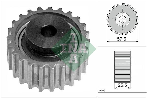 INA 532 0387 20 - Parazīt / Vadrullītis, Zobsiksna autospares.lv