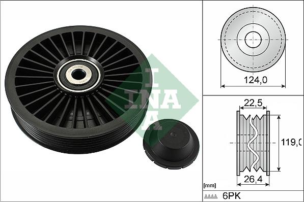 INA 532 0242 10 - Parazīt / Vadrullītis, Ķīļrievu siksna www.autospares.lv