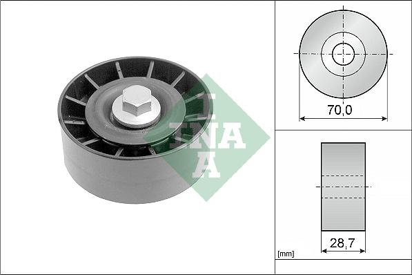 INA 532 0254 10 - Parazīt / Vadrullītis, Ķīļrievu siksna www.autospares.lv