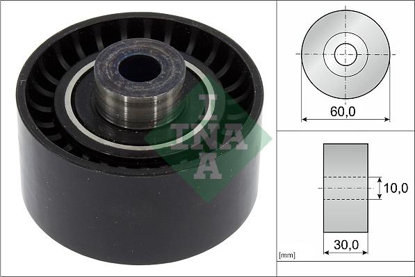 INA 532 0289 10 - Направляющий ролик, зубчатый ремень ГРМ www.autospares.lv