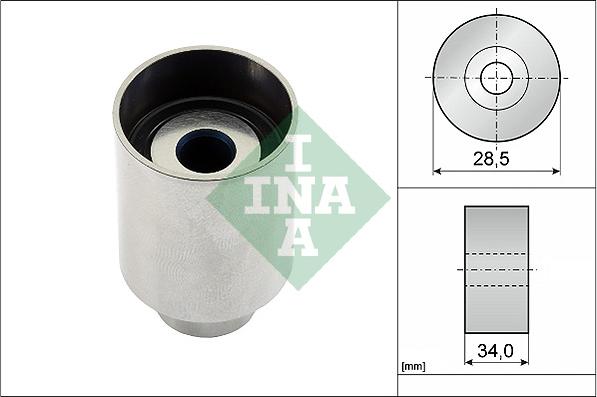 INA 532 0236 10 - Parazīt / Vadrullītis, Zobsiksna autospares.lv