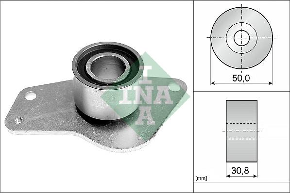 INA 532 0238 10 - Направляющий ролик, зубчатый ремень ГРМ www.autospares.lv