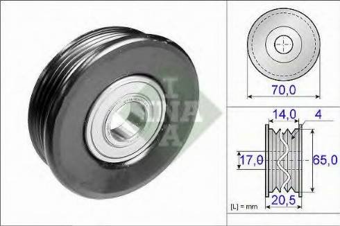 INA 532 0279 20 - Parazīt / Vadrullītis, Ķīļrievu siksna autospares.lv