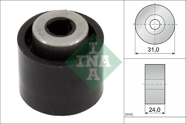 INA 532 0750 10 - Deflection / Guide Pulley, timing belt www.autospares.lv