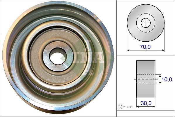 INA 532 0738 10 - Parazīt / Vadrullītis, Ķīļrievu siksna www.autospares.lv