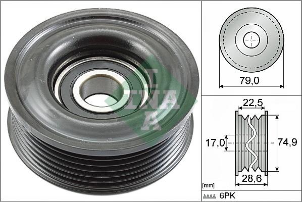 INA 532 0721 10 - Parazīt / Vadrullītis, Ķīļrievu siksna www.autospares.lv