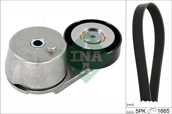 INA 529 0454 10 - Поликлиновый ременный комплект www.autospares.lv