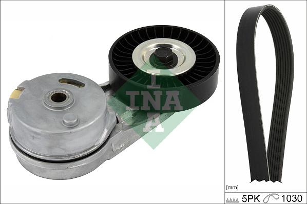 INA 529 0460 10 - Поликлиновый ременный комплект www.autospares.lv