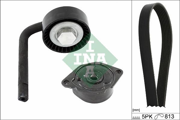 INA 529 0415 10 - Поликлиновый ременный комплект www.autospares.lv