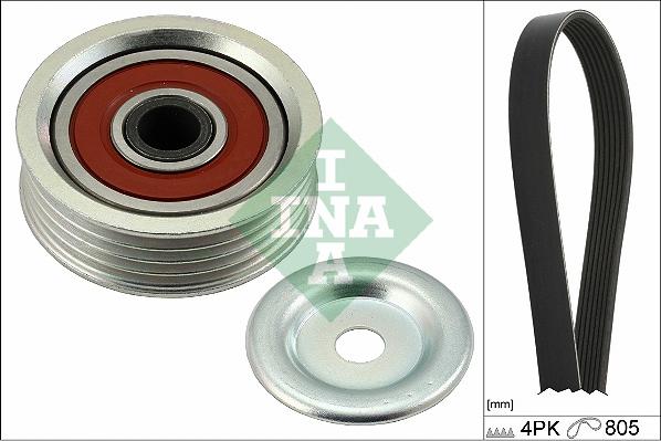 INA 529 0481 10 - Поликлиновый ременный комплект www.autospares.lv