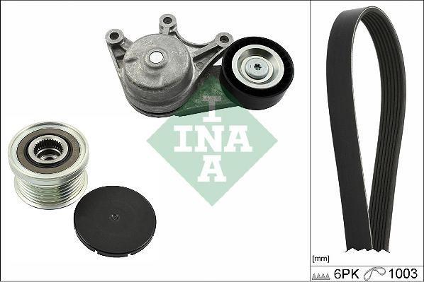 INA 529 0483 20 - Ķīļrievu siksnu komplekts www.autospares.lv