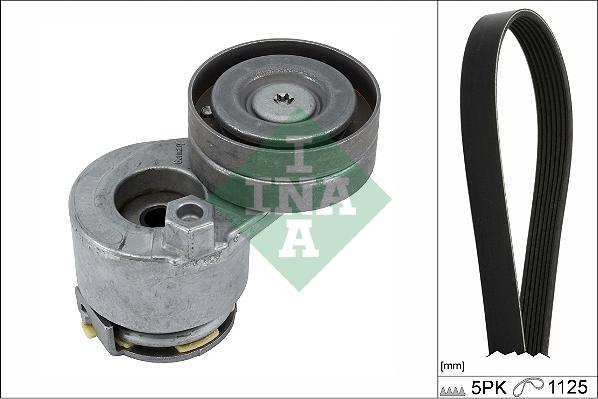 INA 529 0427 10 - Поликлиновый ременный комплект www.autospares.lv