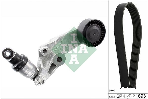 INA 529 0474 10 - Поликлиновый ременный комплект www.autospares.lv