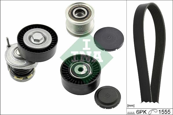 INA 529 0535 20 - Поликлиновый ременный комплект www.autospares.lv