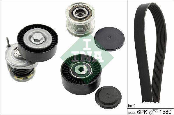 INA 529 0521 20 - Поликлиновый ременный комплект www.autospares.lv