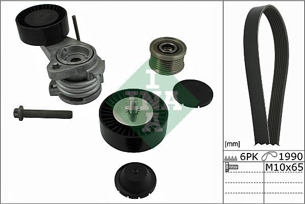 INA 529 0058 10 - Ķīļrievu siksnu komplekts autospares.lv