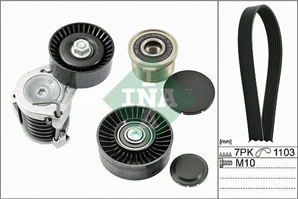 INA 529 0064 10 - Ķīļrievu siksnu komplekts autospares.lv