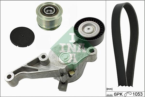 INA 529 0006 10 - Поликлиновый ременный комплект www.autospares.lv