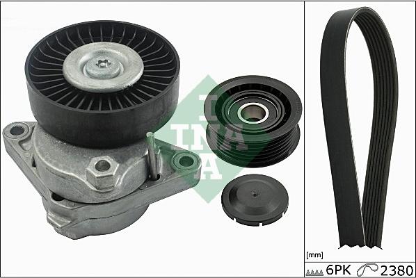 INA 529 0035 10 - Поликлиновый ременный комплект www.autospares.lv