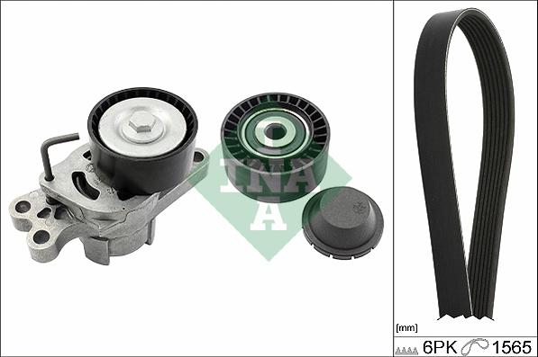 INA 529 0149 10 - Поликлиновый ременный комплект www.autospares.lv