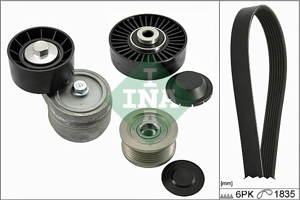 INA 529 0144 10 - Поликлиновый ременный комплект www.autospares.lv