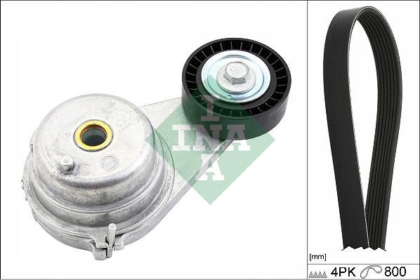 INA 529 0147 10 - Ķīļrievu siksnu komplekts www.autospares.lv