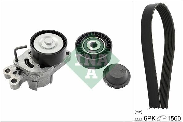 INA 529 0109 10 - Поликлиновый ременный комплект www.autospares.lv